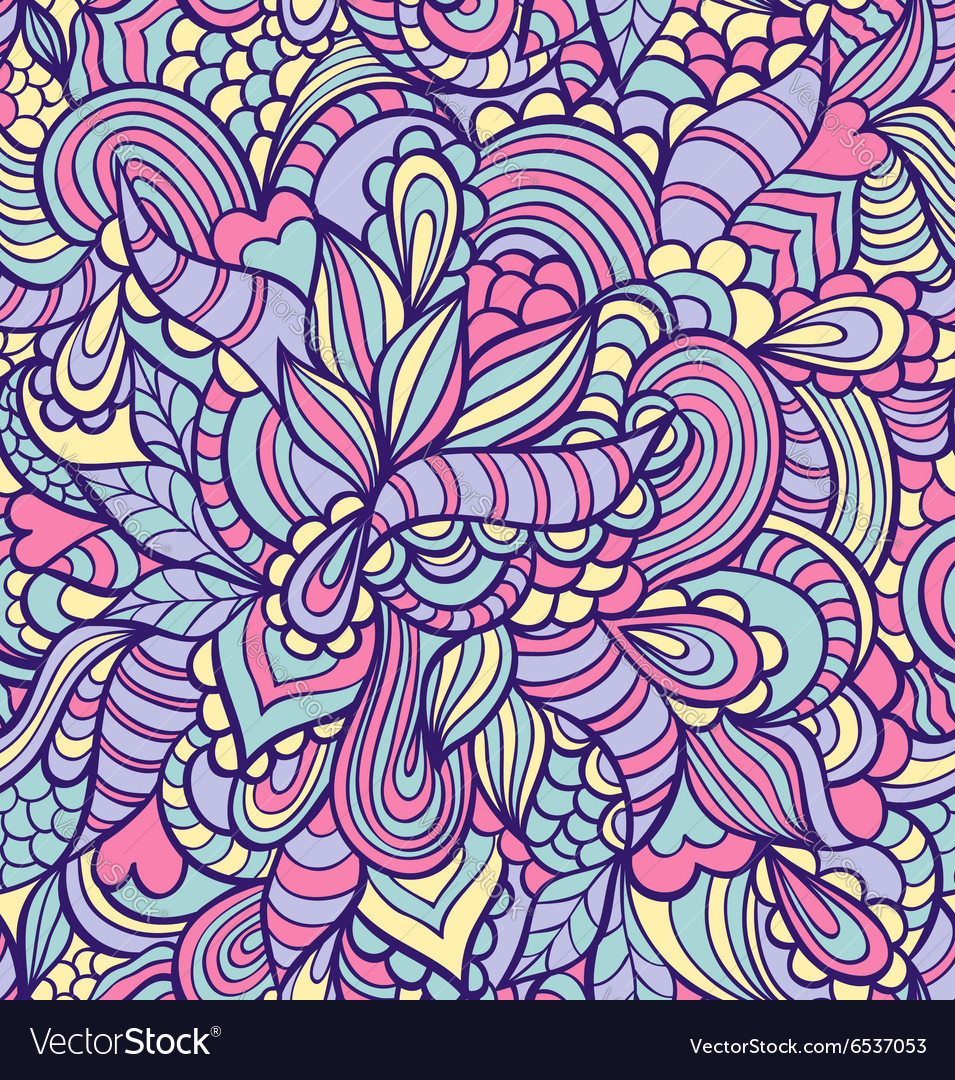 Colorful abstract seamless pattern