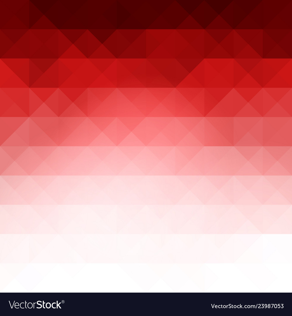 Geometric Red Triangle Background
