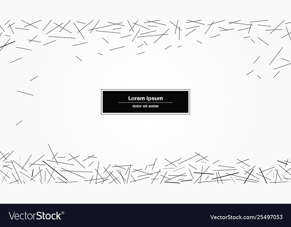 Minimal abstract background random chaotic lines vector image Minimal abstract background random chaotic lines