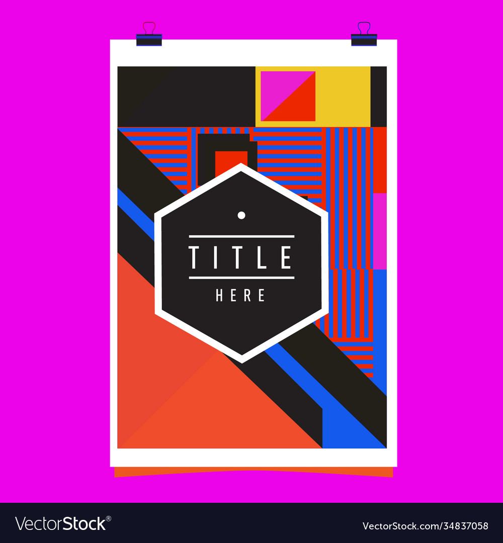 Abstract colorful geometric pattern background