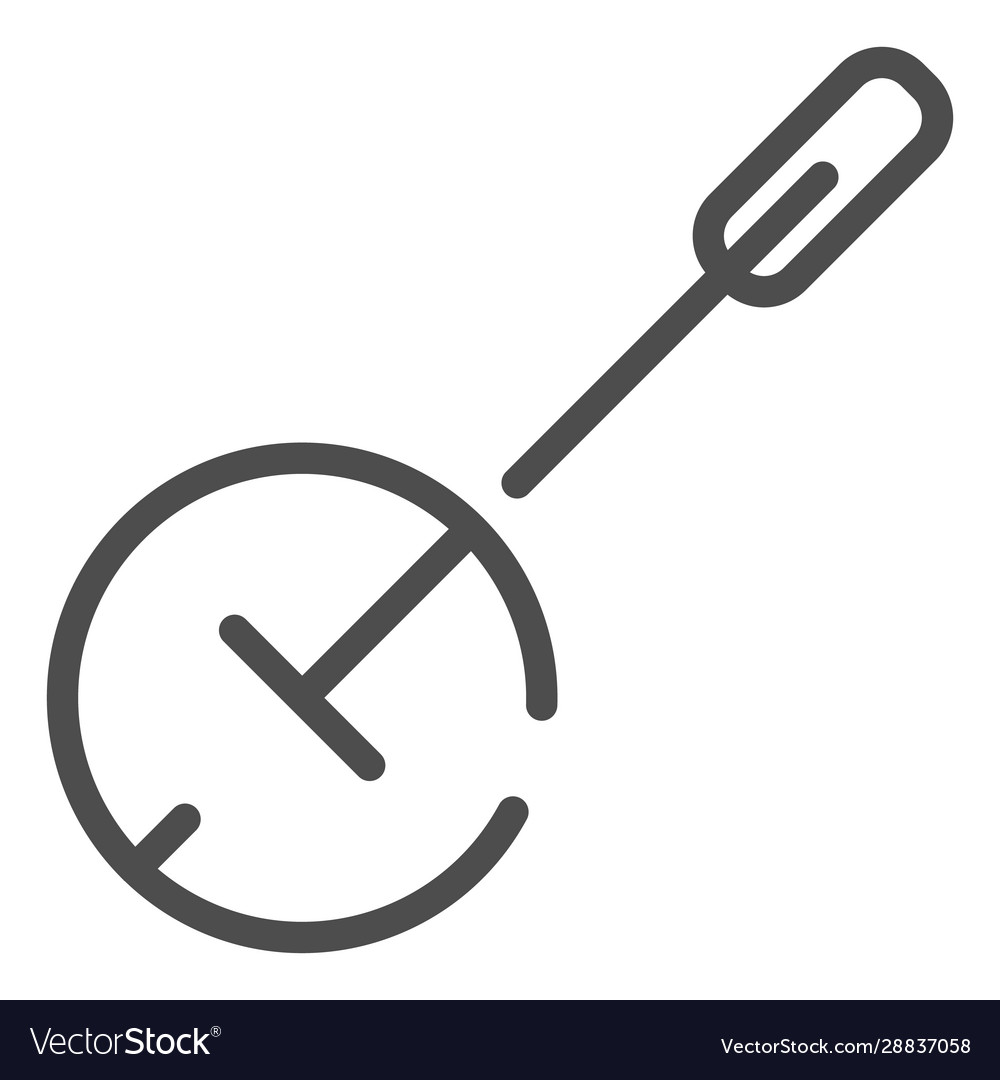Banjo line icon string instrument Vector Image Banjo line icon string instrument