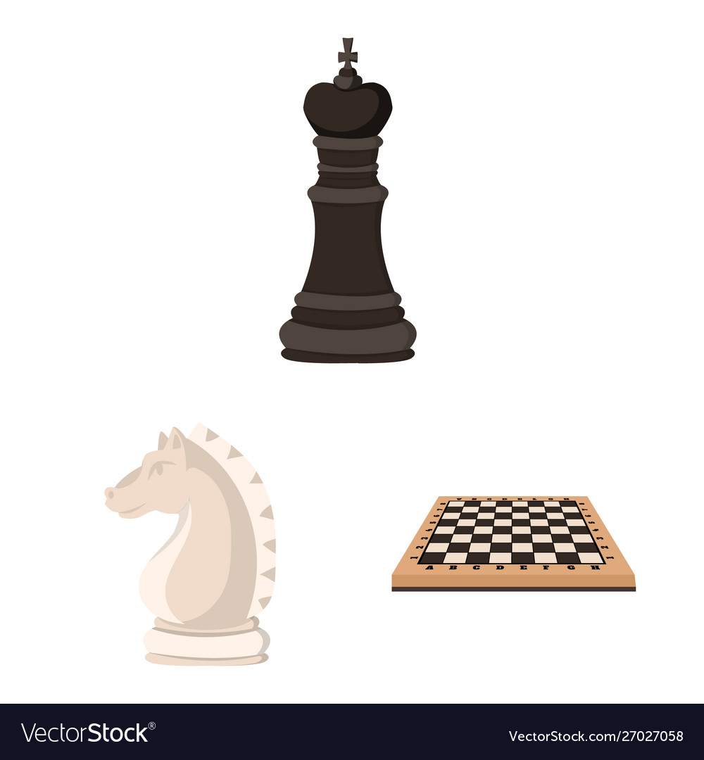Design chess and game icon collection vector image Design chess and game icon collection