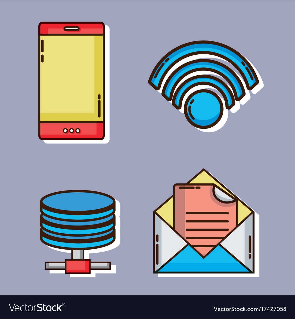 Set data connection technology with information