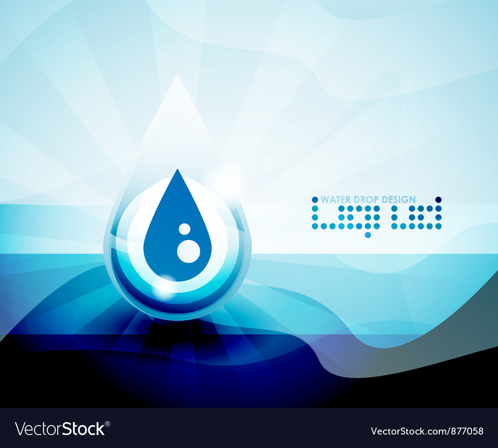 Water Drop Pattern Background