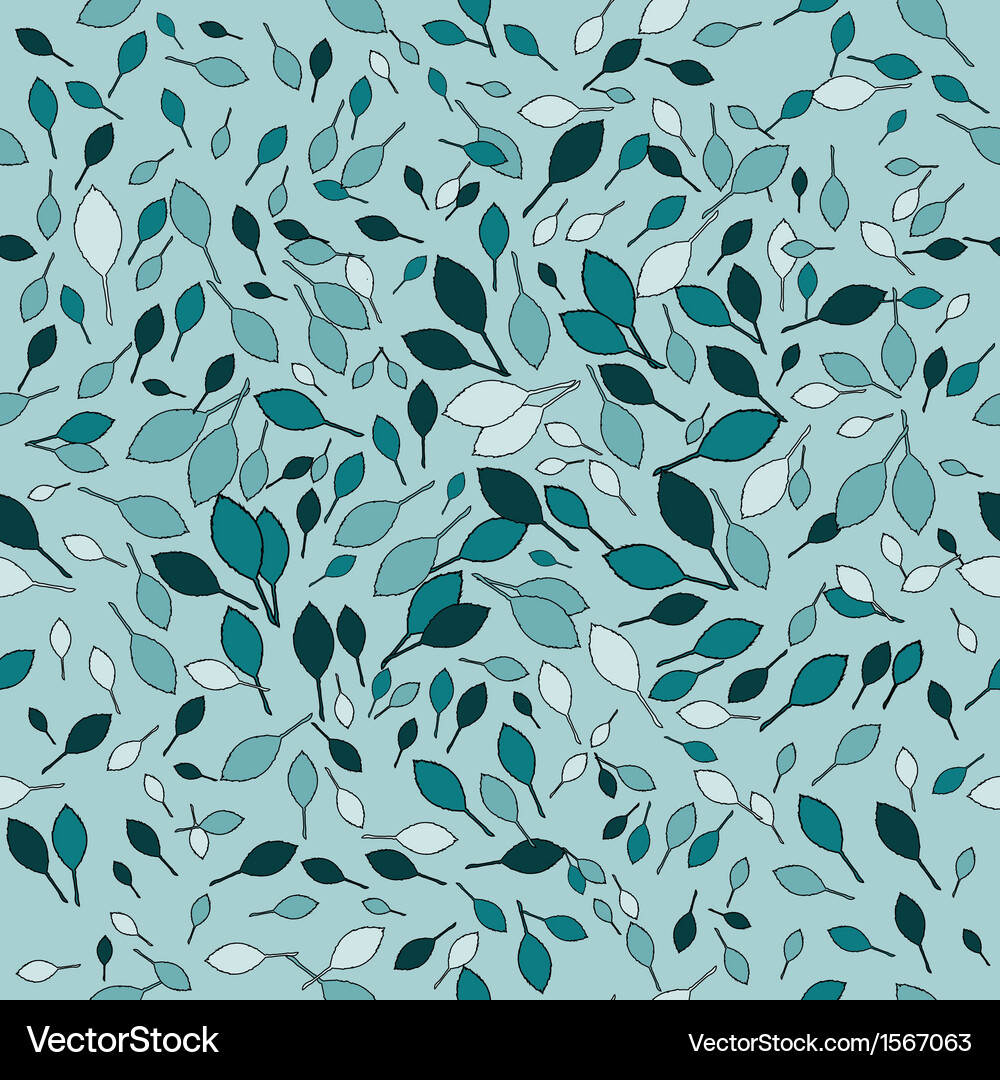 A seamless pattern with leaf Royalty Free Vector Image