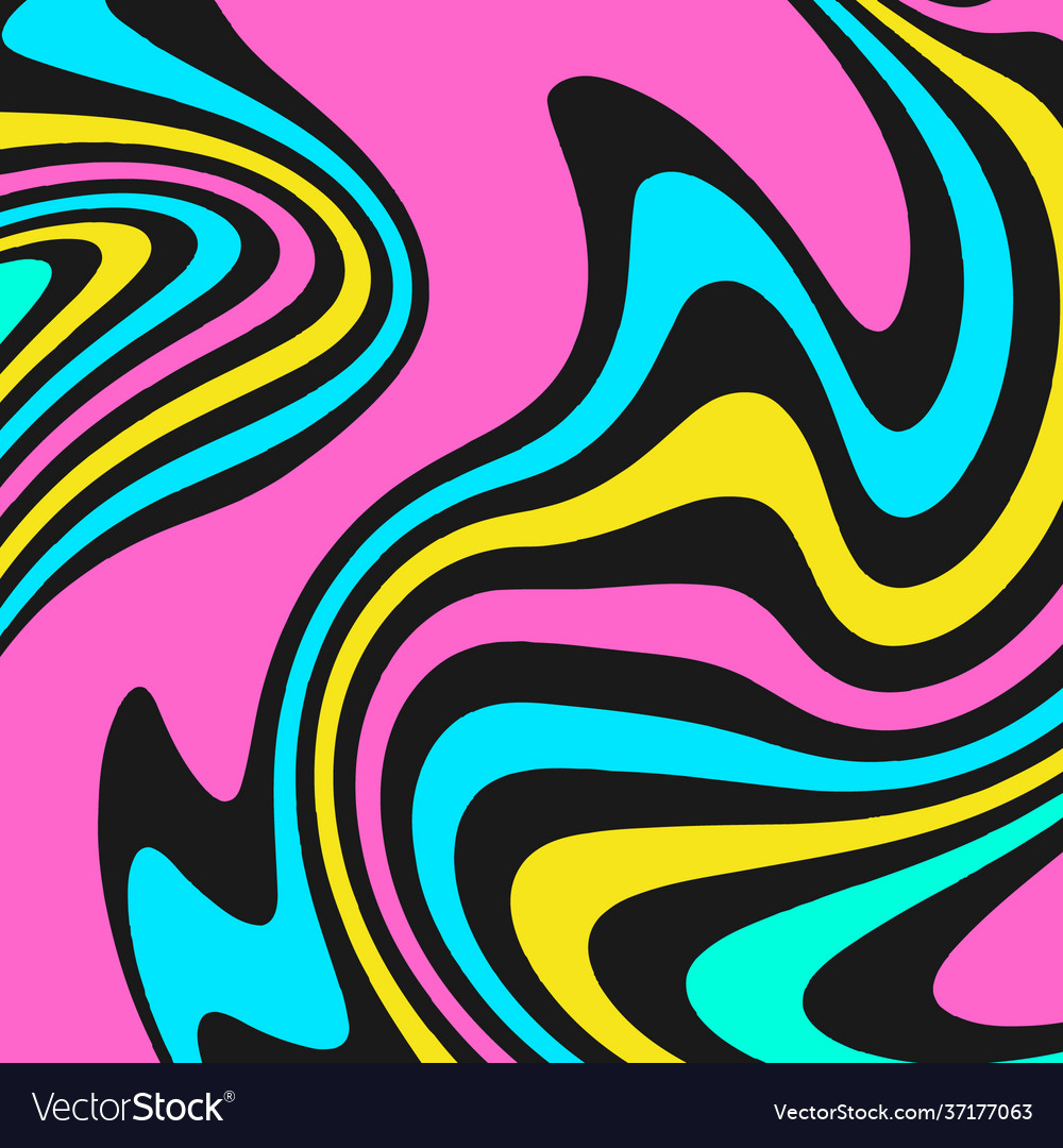 Abstract Swirls & Color Gradient