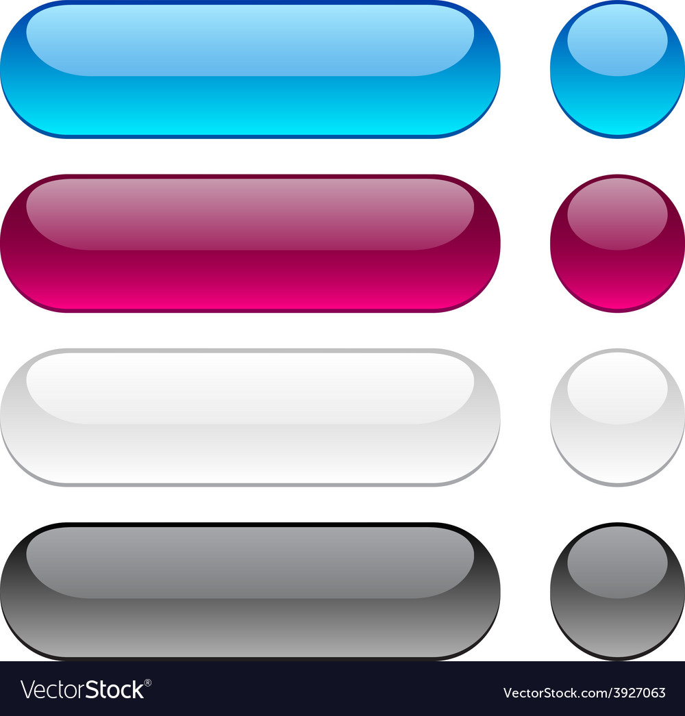 Colorful Rounded Buttons