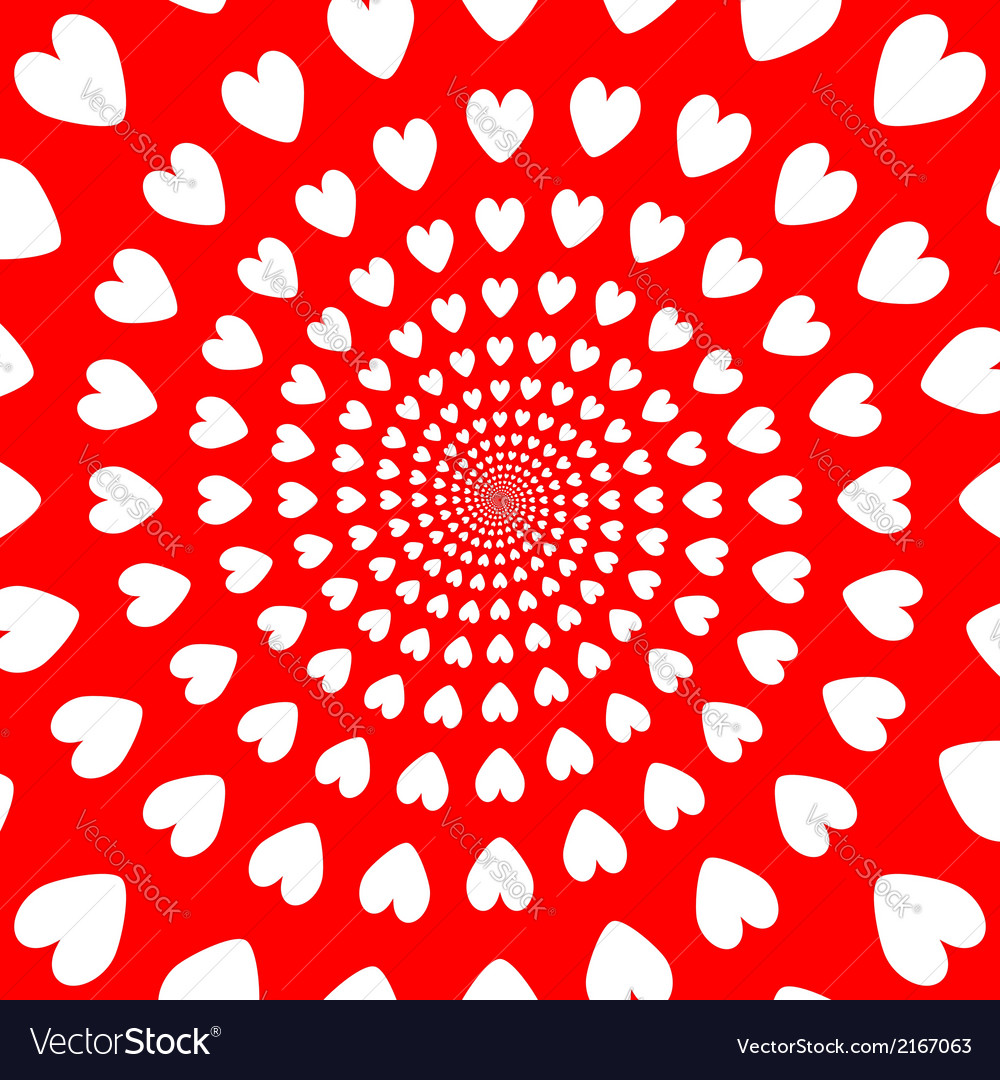 Design colorful helix movement hearts background