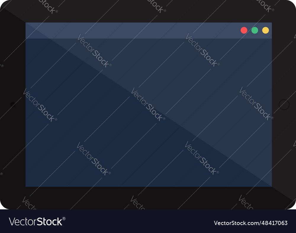 Digital photo frame with display off vector image Digital photo frame with display off