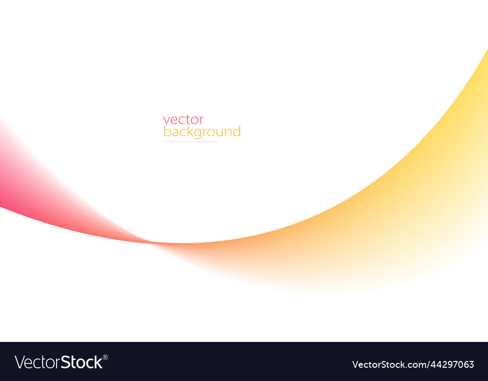 Flowing Color Gradient Shape