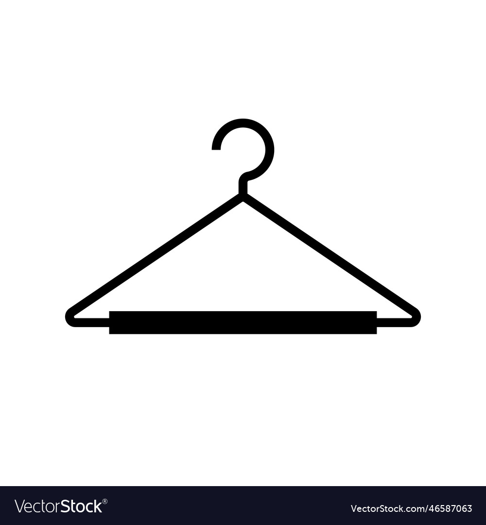 Pants Hanger Icon Or Clothes Royalty Free Vector Image