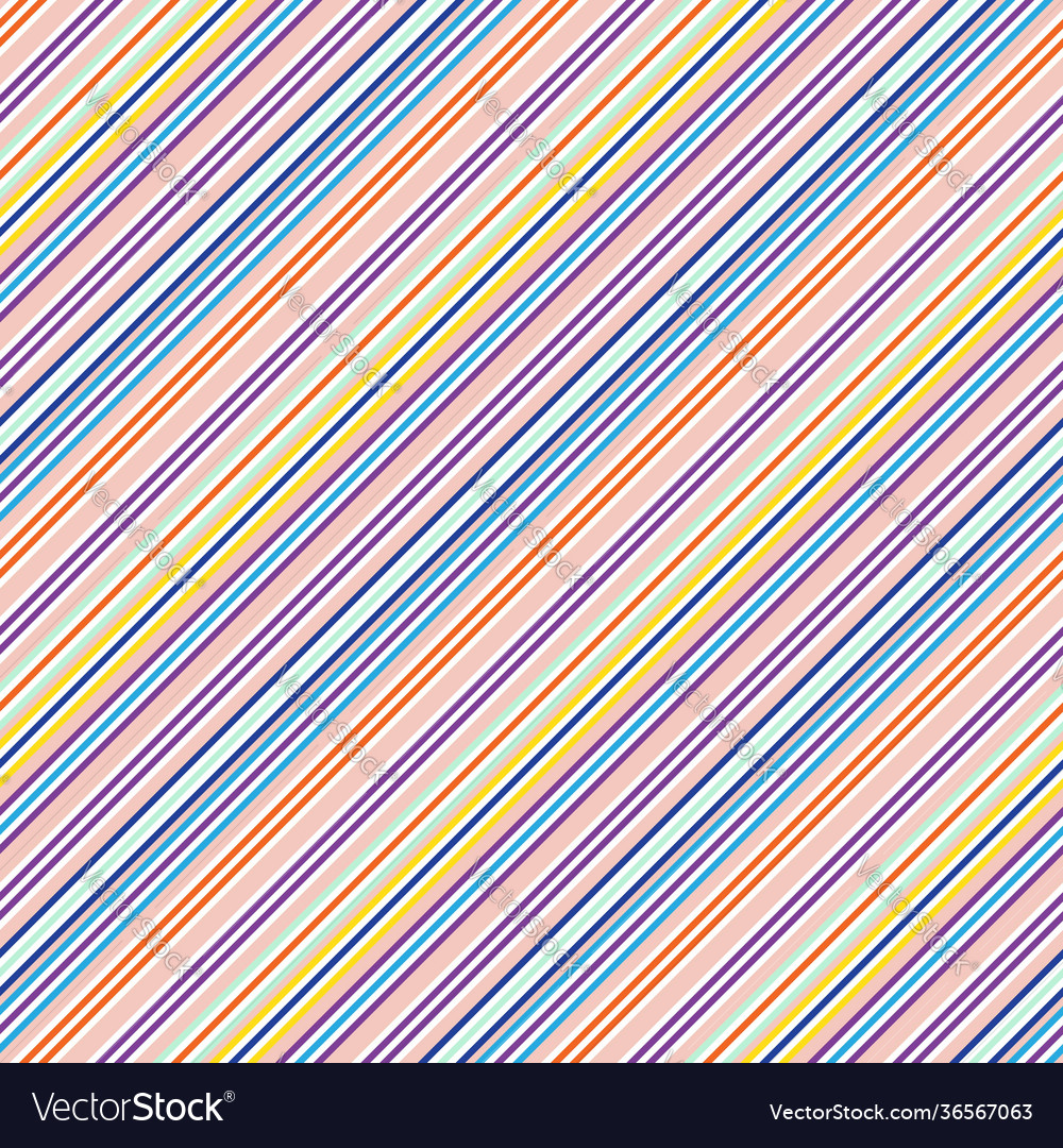 Rainbow stripe seamless pattern background vector image Rainbow stripe seamless pattern background