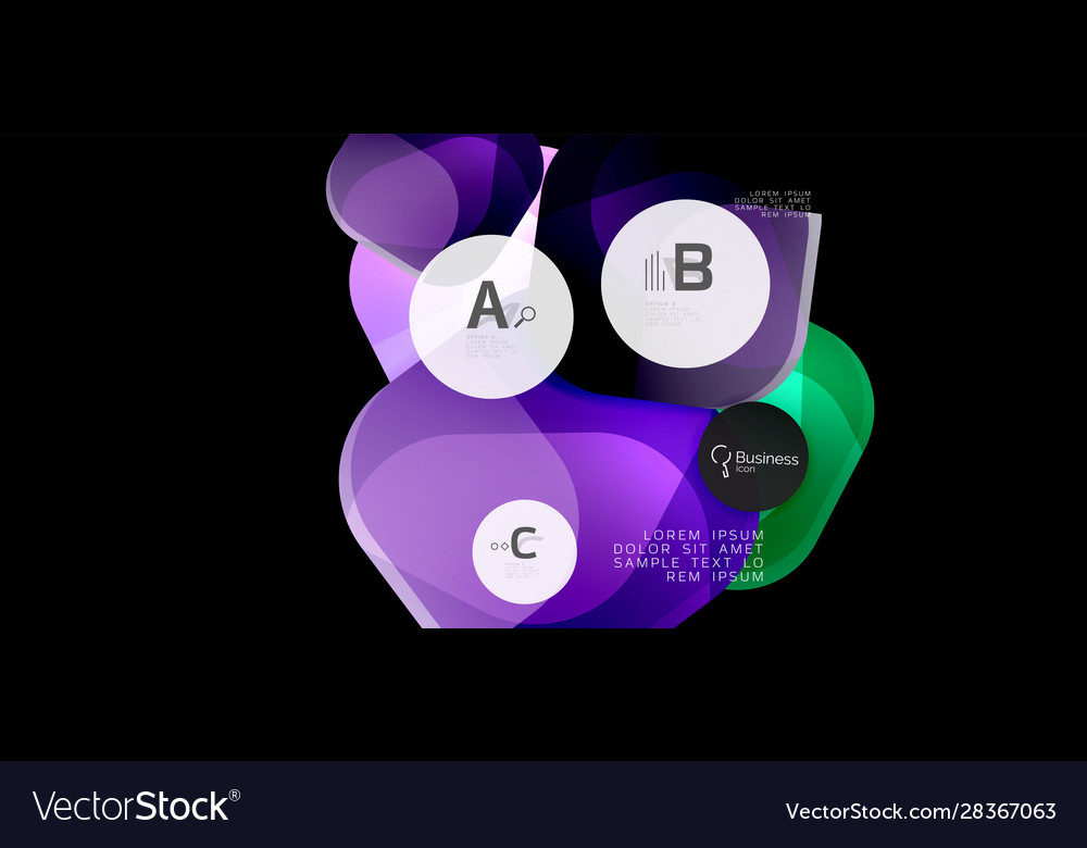 Retro colorful geometric background - circles vector image Retro colorful geometric background - circles