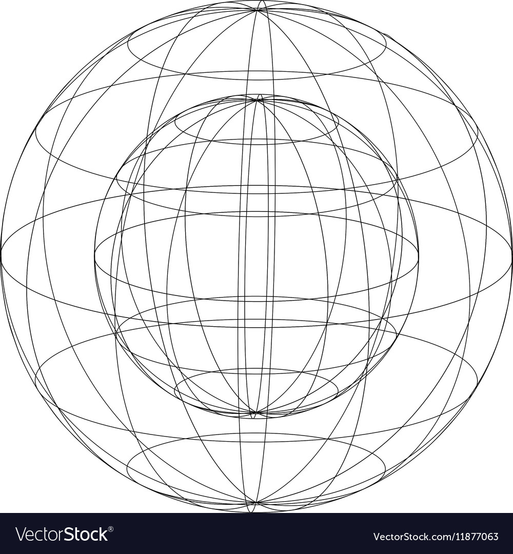 Sphere Within Royalty Free Vector Image - Vectorstock