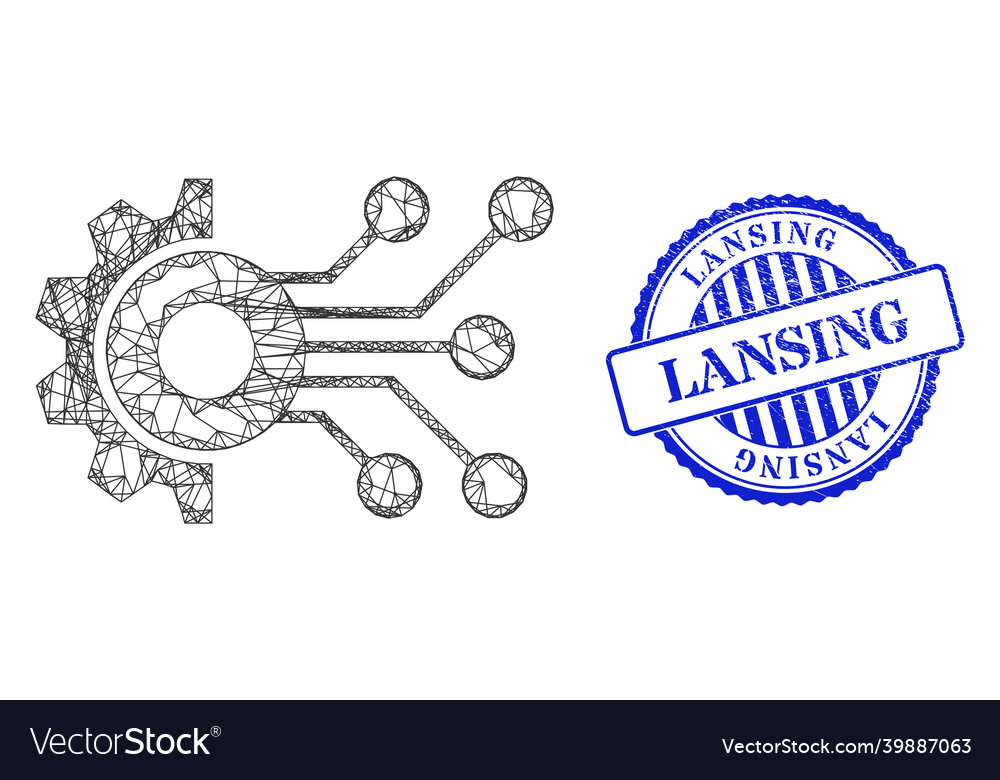 Textured lansing stamp seal and net digital