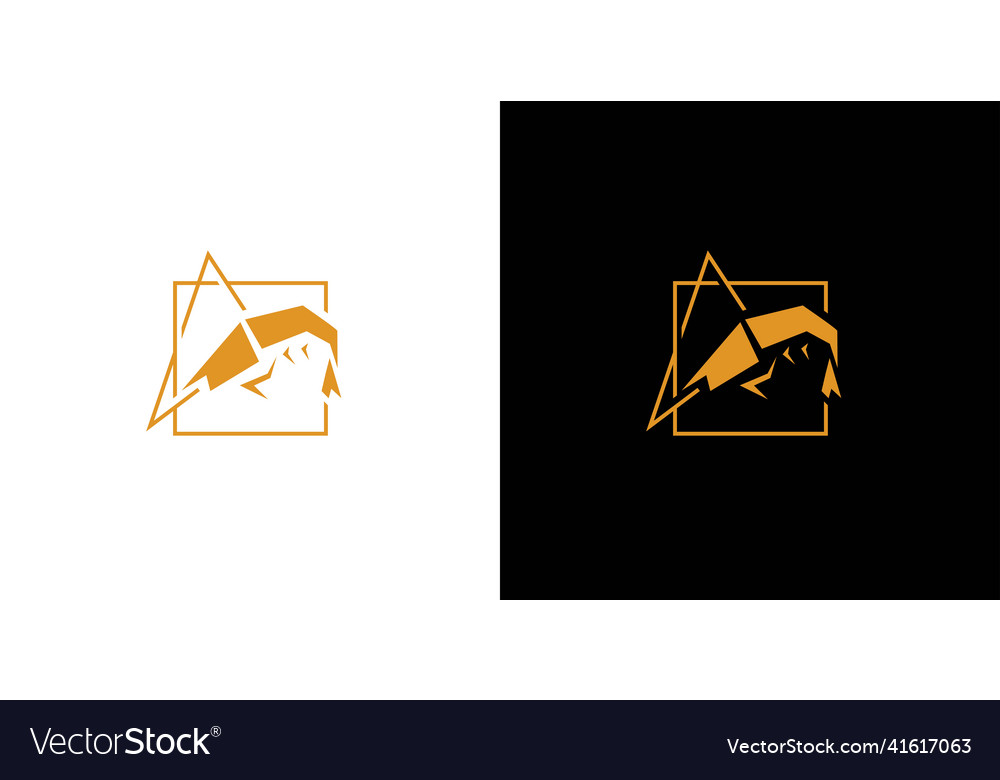 Unique and abstract shrimp logo design 1