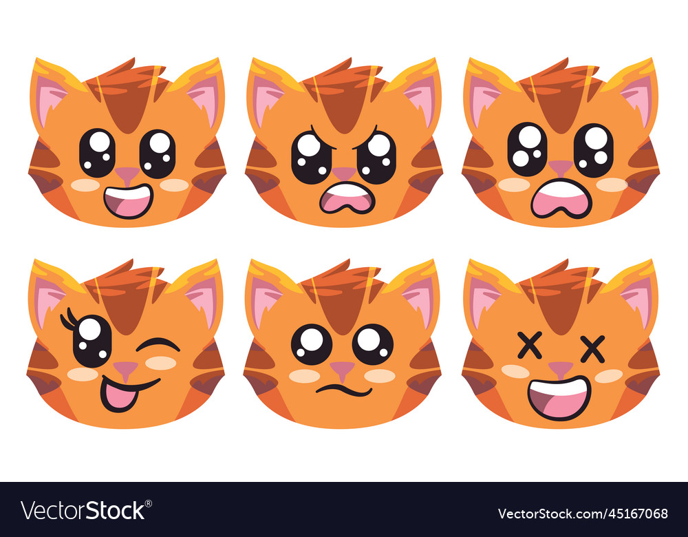 Angry Kitten Cat Face Emoticon