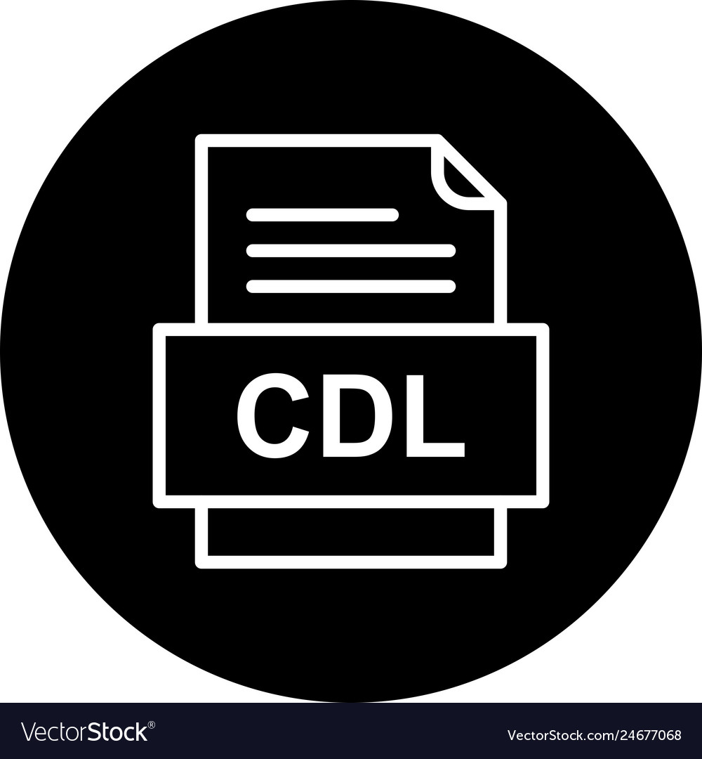 Cdl file document icon