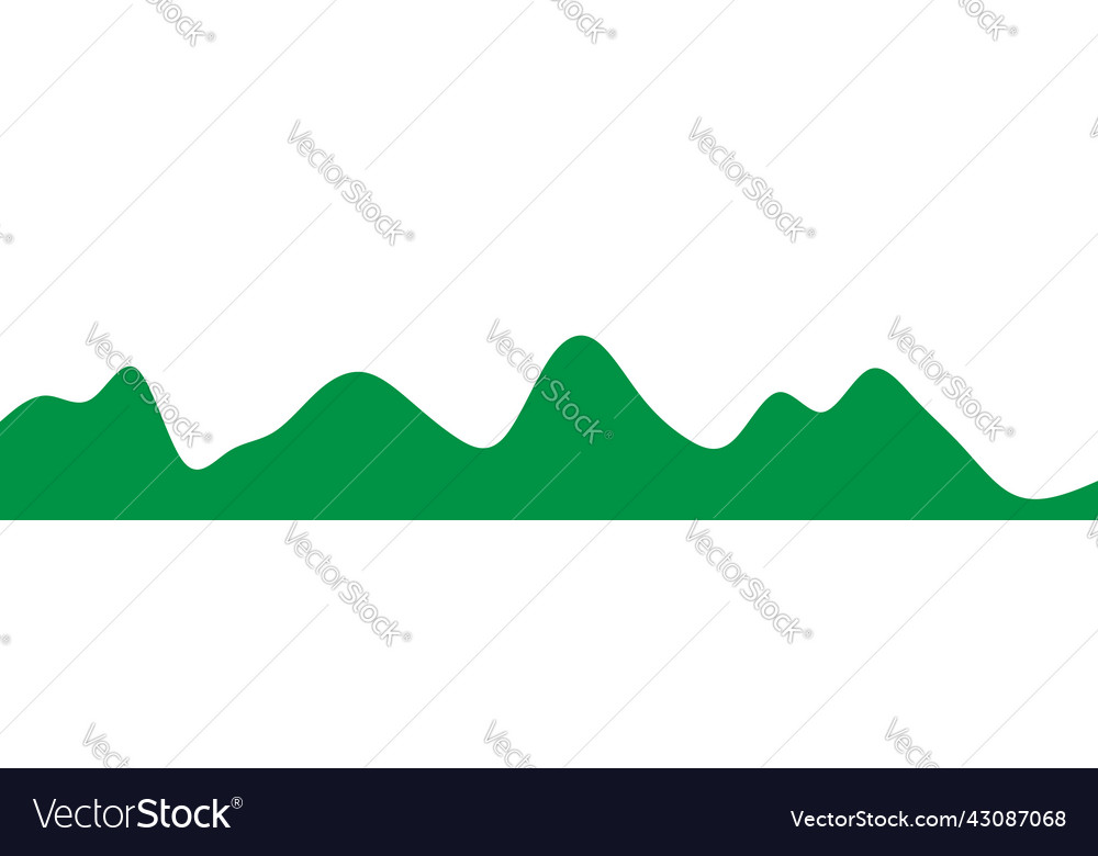 Hilly bumpy mountain shape background