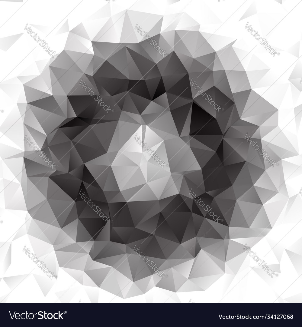 Low poly triangular triangles background shatter vector image Low poly triangular triangles background shatter