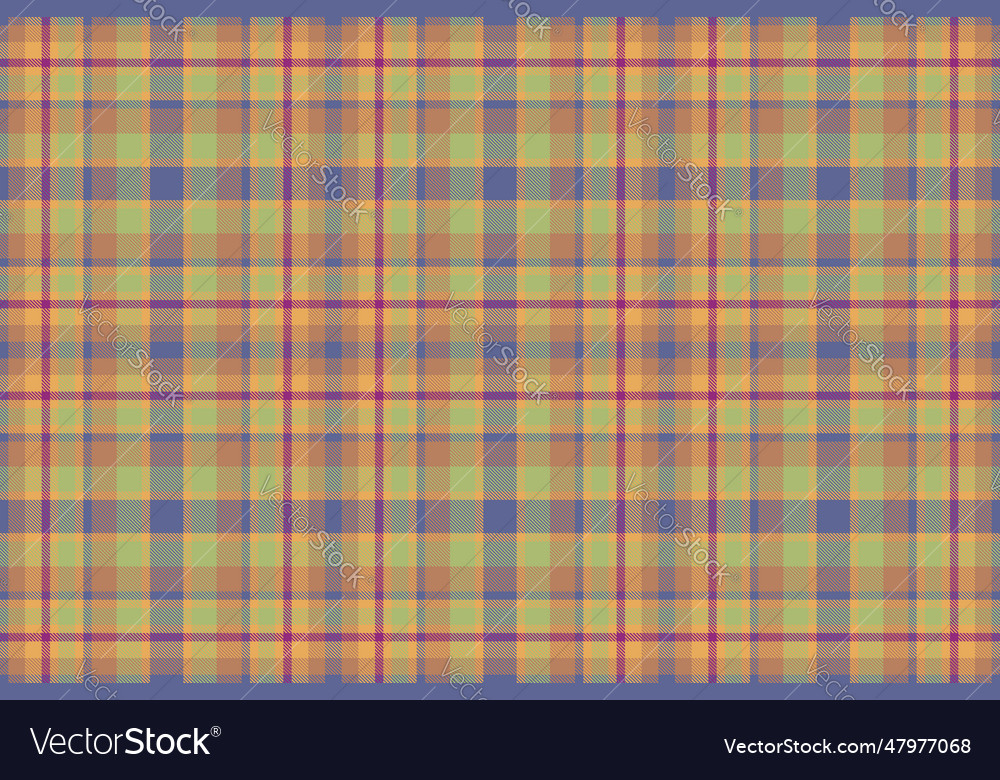 Pattern fabric of textile check plaid