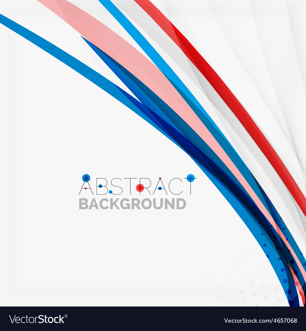 Red and blue color swirl concept Royalty Free Vector Image