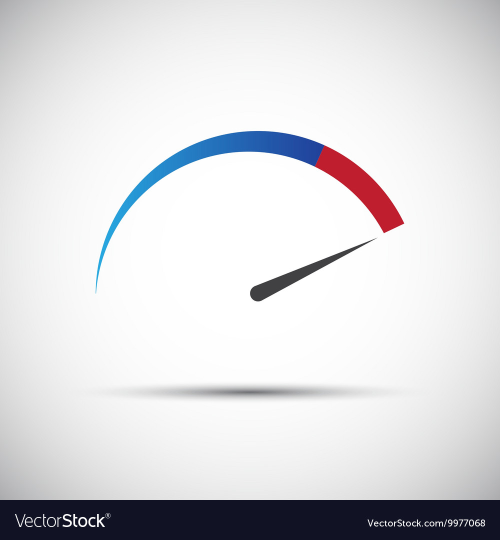 Thermometer Speedometer Gauge Icon