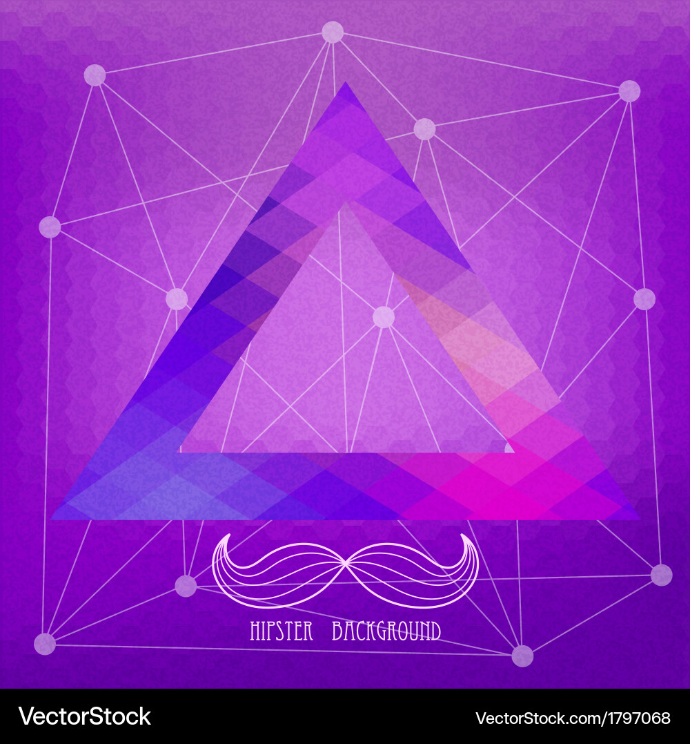 Vintage hipster background Royalty Free Vector Image