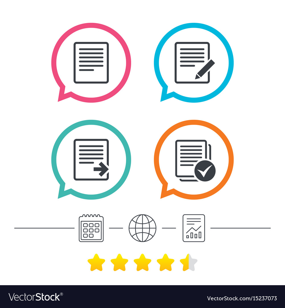 Document icons download file and checkbox
