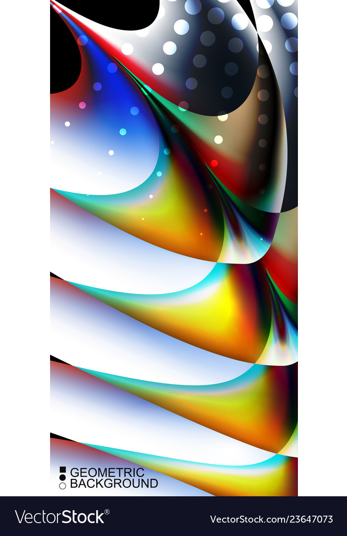 Geometric colorful abstract background Vector Image Geometric colorful abstract background