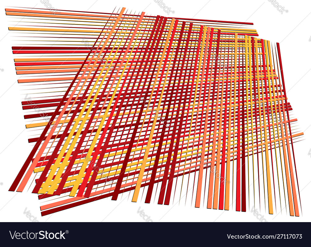 Grid mesh with dynamic lines intersecting stripes