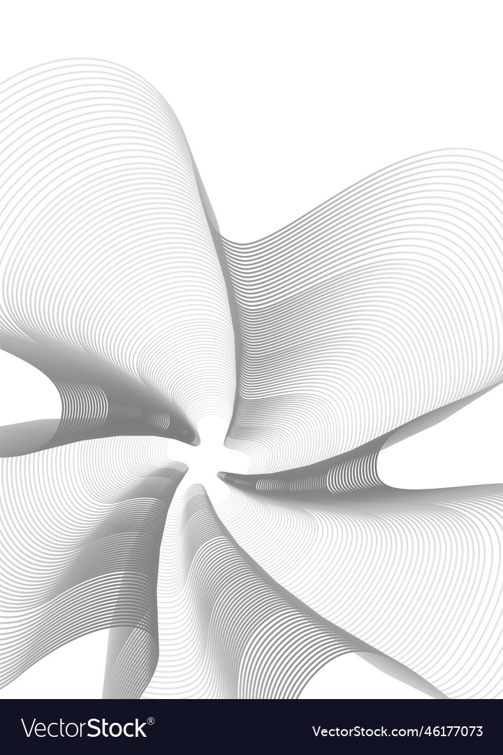 Layout with halftone wavy lines