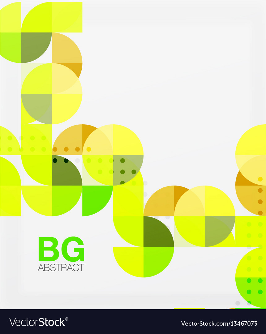 Minimalistic circle composition background vector image Minimalistic circle composition background
