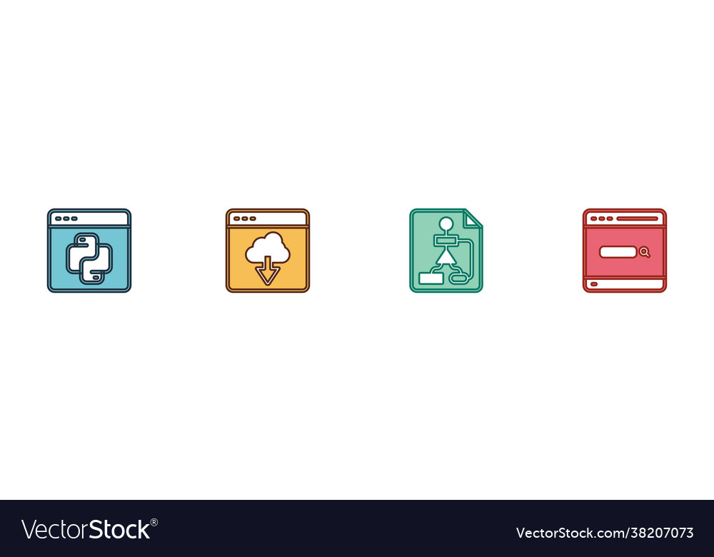 Python Programmiersprache Cloud-Technologie vector image Python Programmiersprache Cloud-Technologie