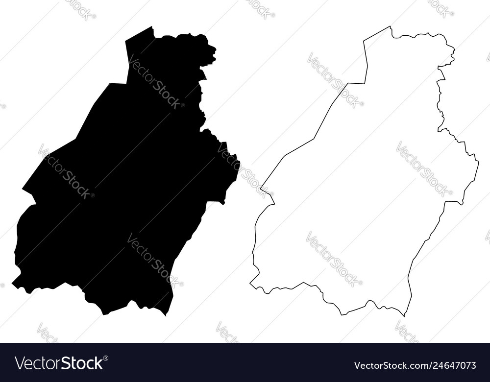 Surxondaryo region map Royalty Free Vector Image