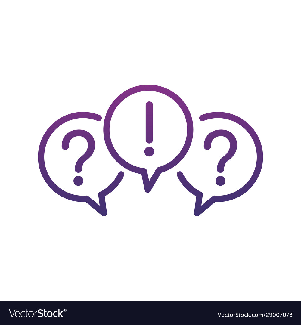 Three linear chat speech message bubbles vector image Three linear chat speech message bubbles