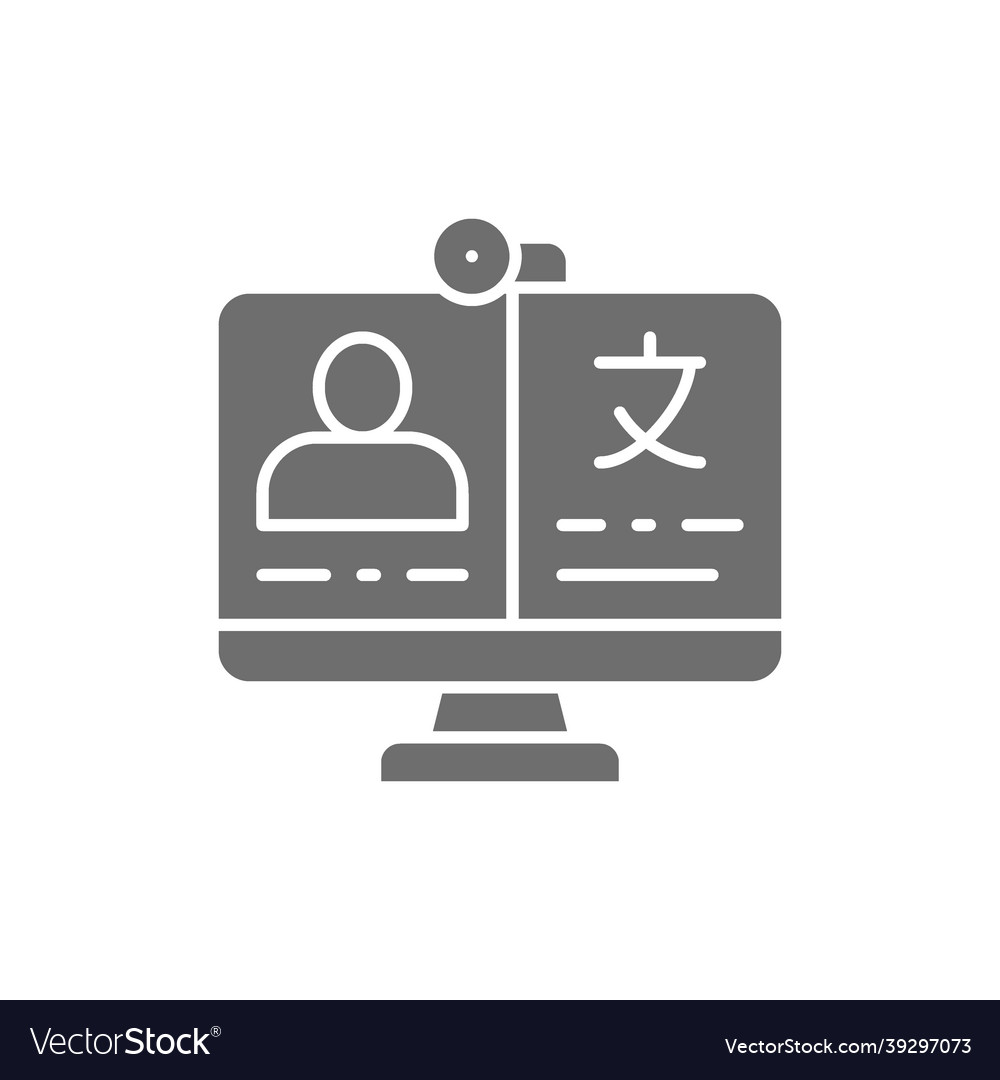 video-translation-conference-online-meeting-grey-vector-image