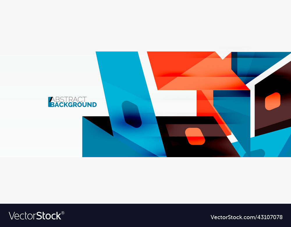 Abstract line and triangle background creative