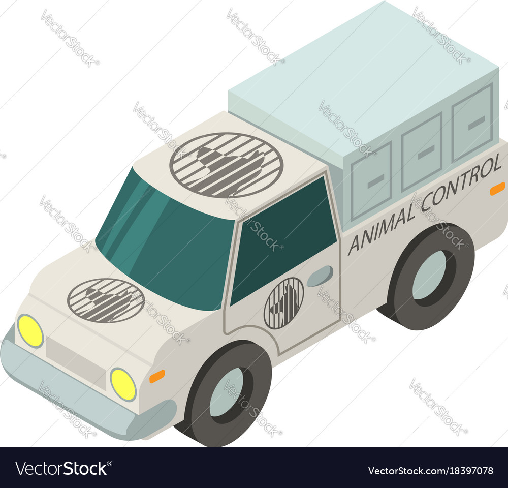 Animal control icon isometric 3d style Royalty Free Vector Animal control icon isometric 3d style Royalty Free Vector