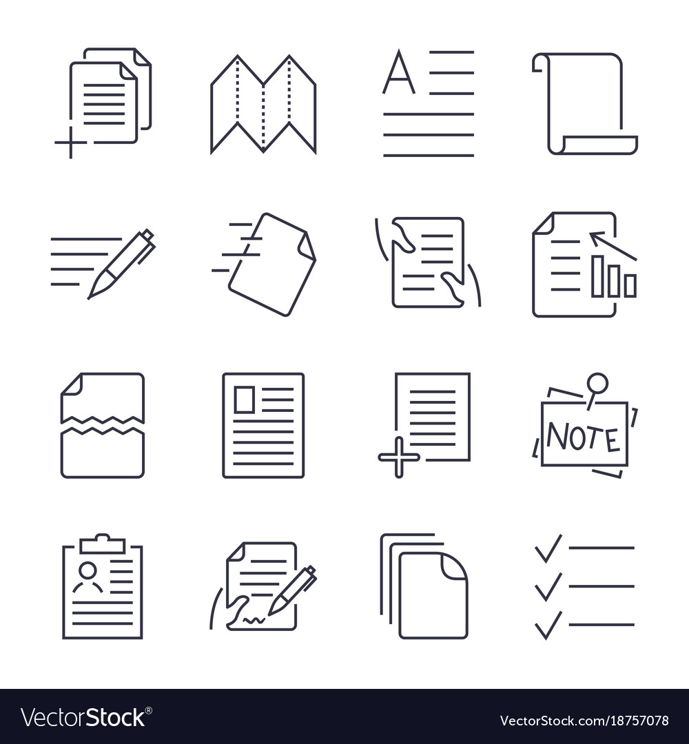 Document Icon Set