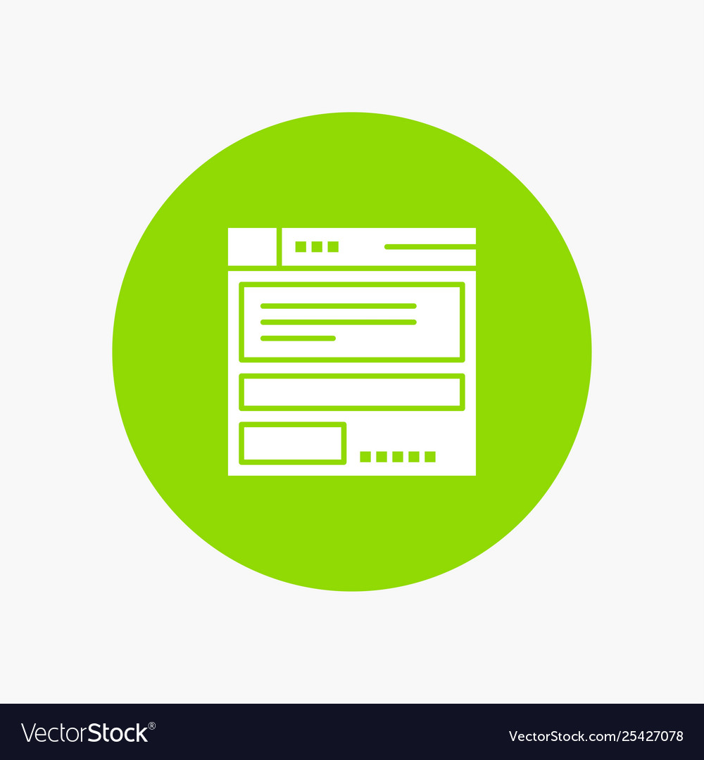 File browser computing code white glyph icon Vector Image File browser computing code white glyph icon