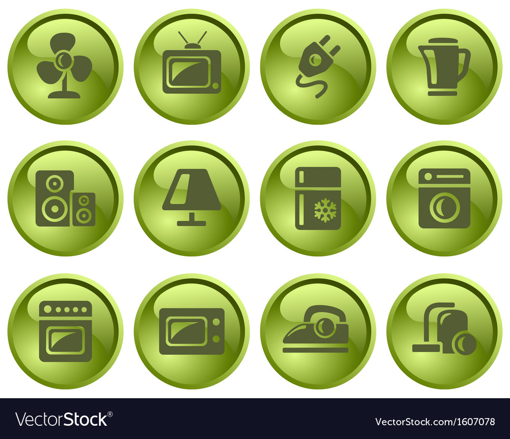 Home electronics buttons