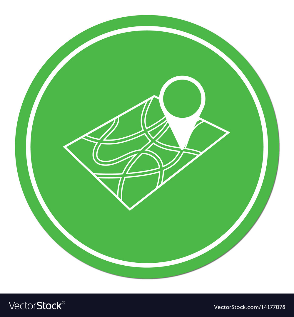 Pointer on map icon