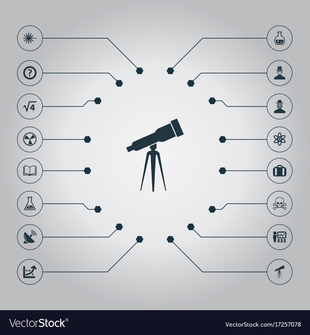 Set of simple study icons