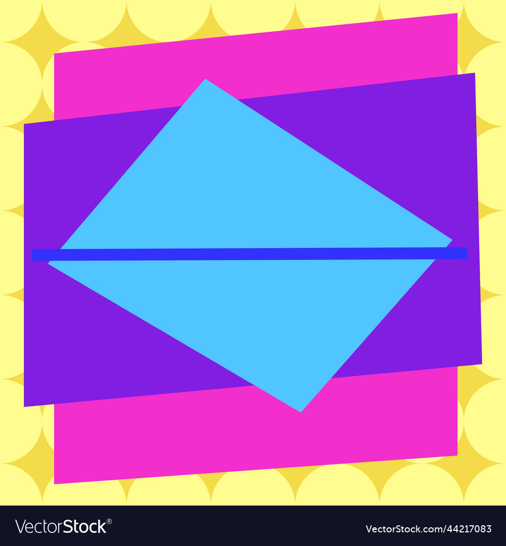 Asymmetrical unequal shaped form format vector image Asymmetrical unequal shaped form format