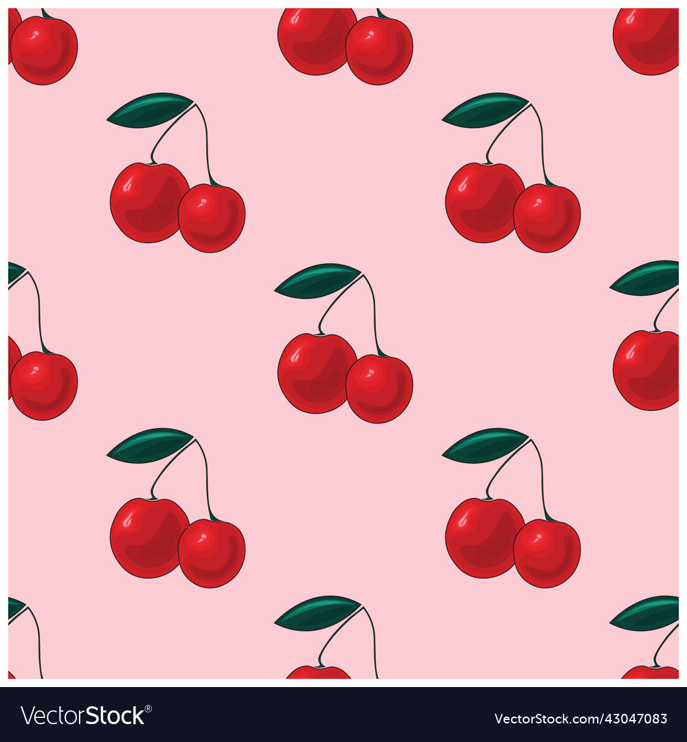 Cherry Seamless Pattern