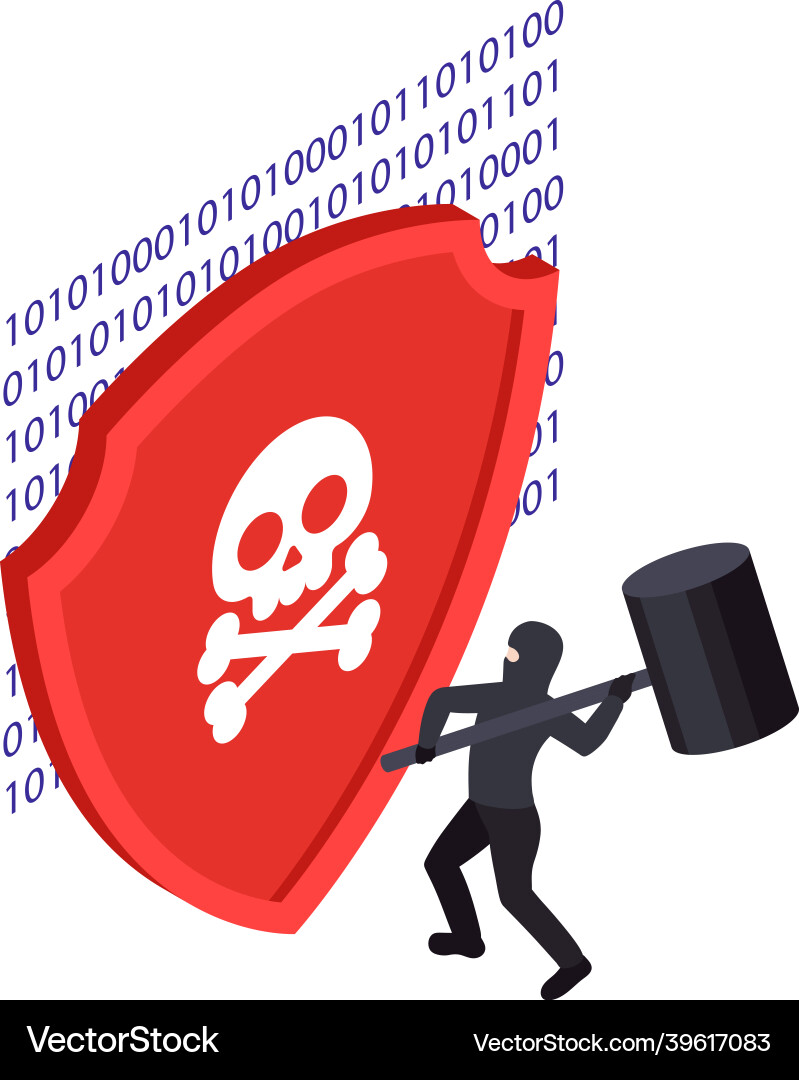 Data protection concept Royalty Free Vector Image