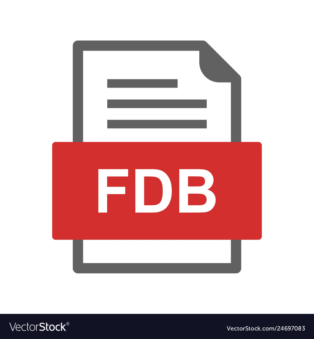 Fdb file document icon