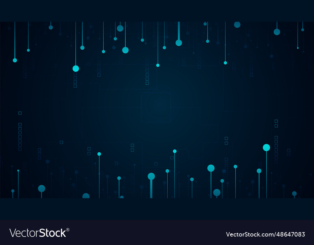 Hi-tech digital data abstract design Vector Image Hi-tech digital data abstract design