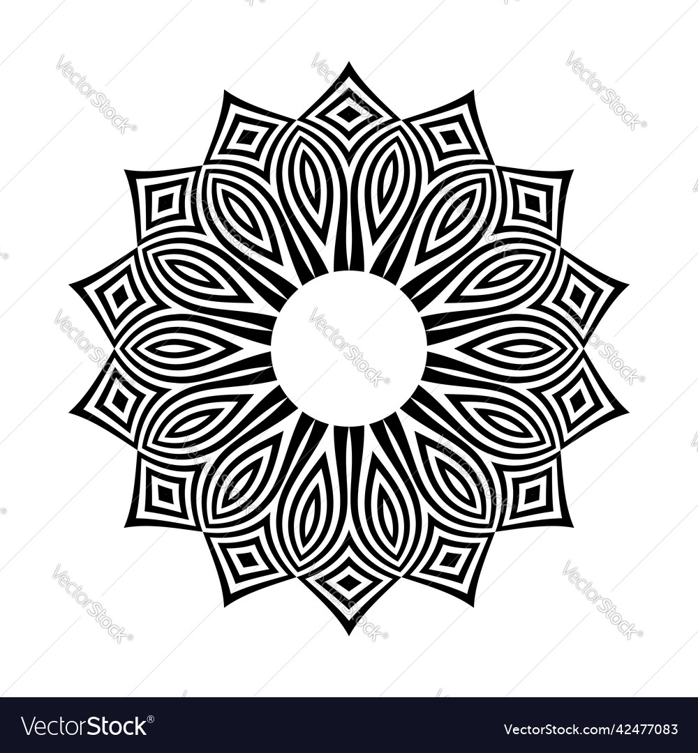 Intricate Ornamental Circle Pattern